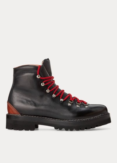 Botas Ralph Lauren Fidel Burnished Calfskin Homem 15897-OYQR